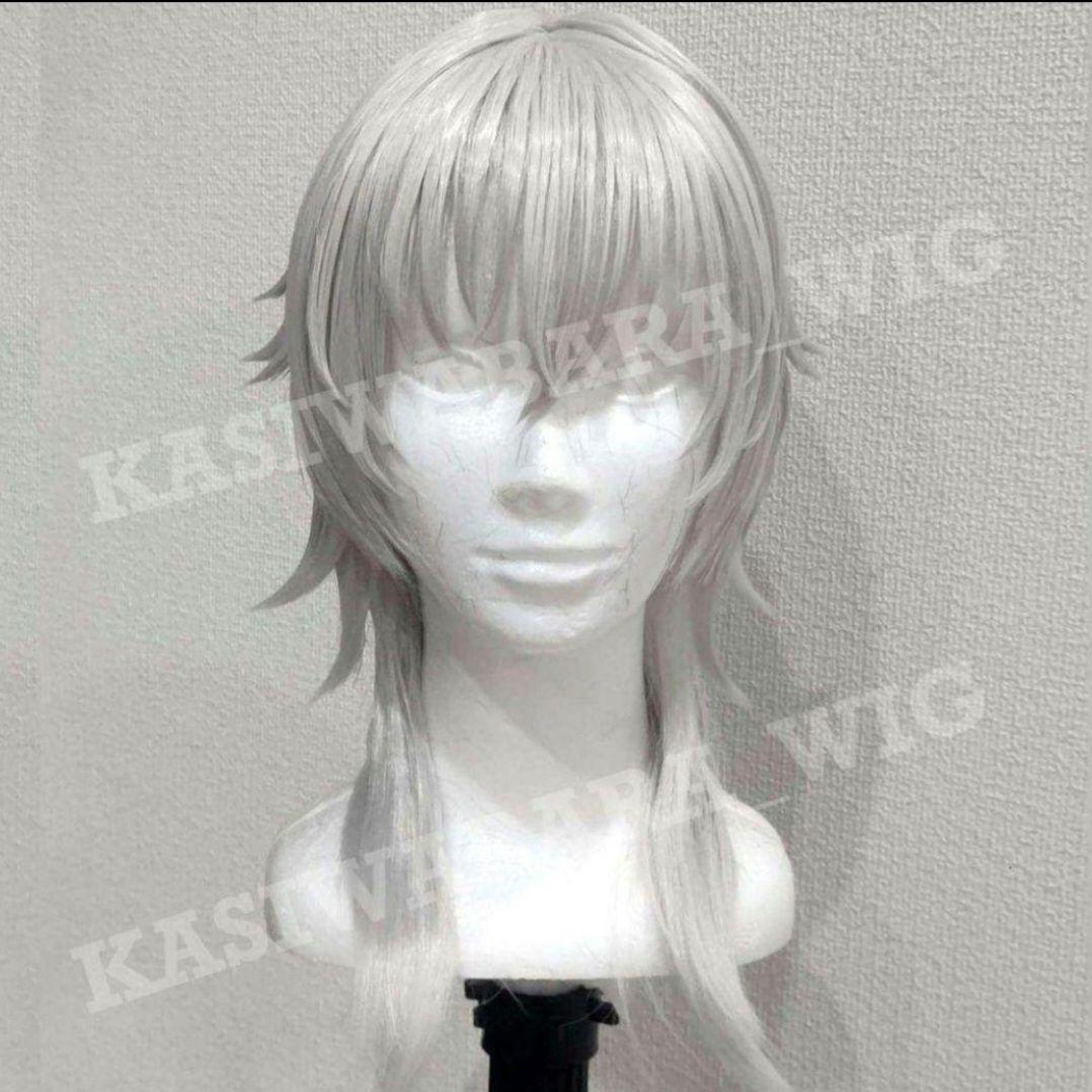 刀剣乱舞　鶴丸国永　ウィッグ　在庫1個　コスプレ衣装 刀剣乱舞 鶴丸国永 コスプレウィッグ - Costowns
