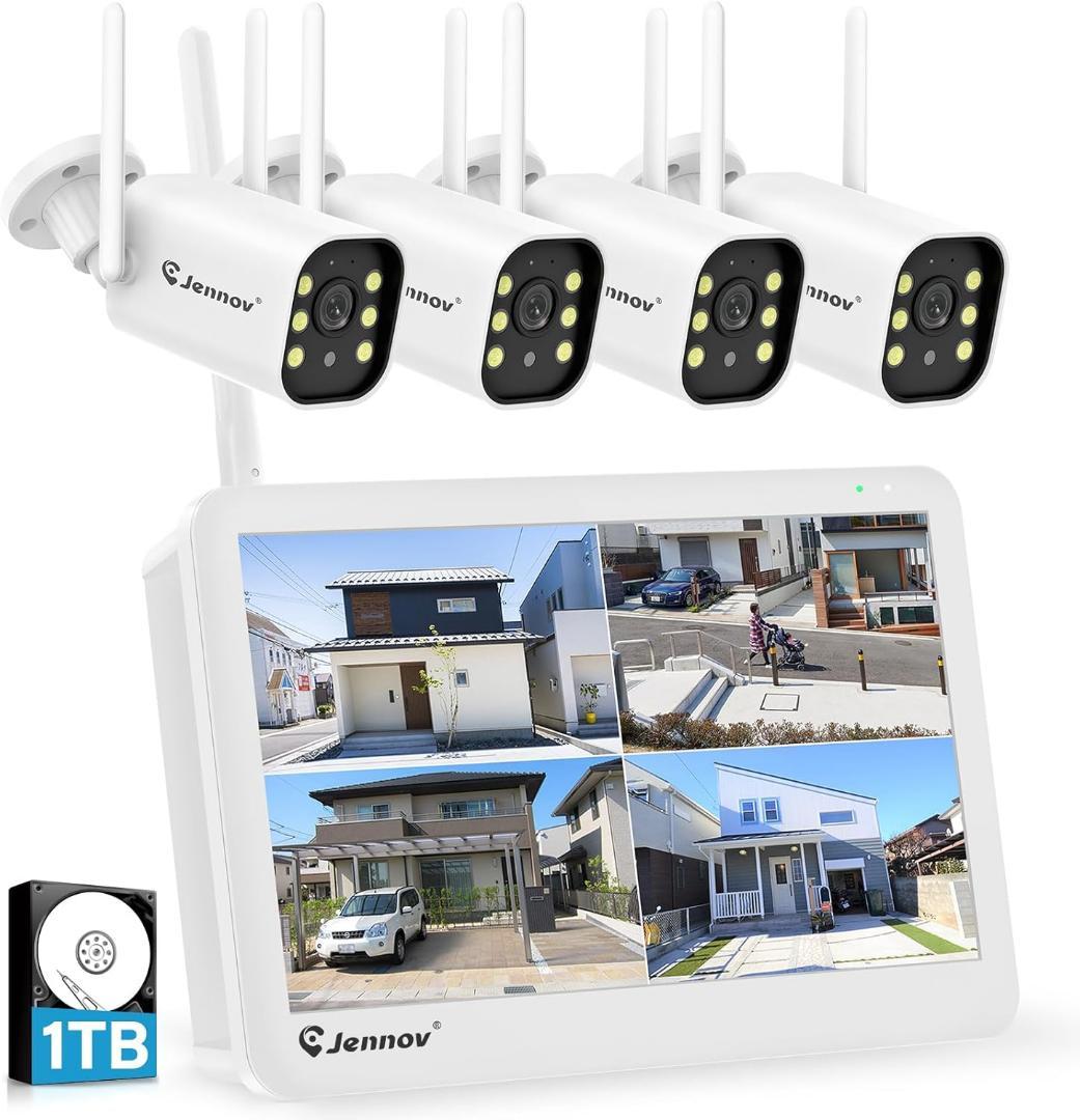 JENNOV 防犯カメラ 屋外 IP66防水防塵 500万画素 超高画素 モニタ JENNOV 防犯カメラ 屋外 IP66防水防塵 500万画素 超高画素 モニタ