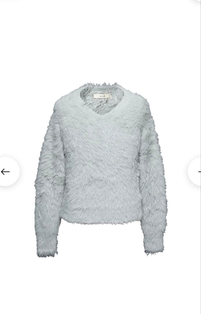トップス jent louis Neck Pierce Shaggy Knit Neck Pierce Shaggy Knit – Jent Louis