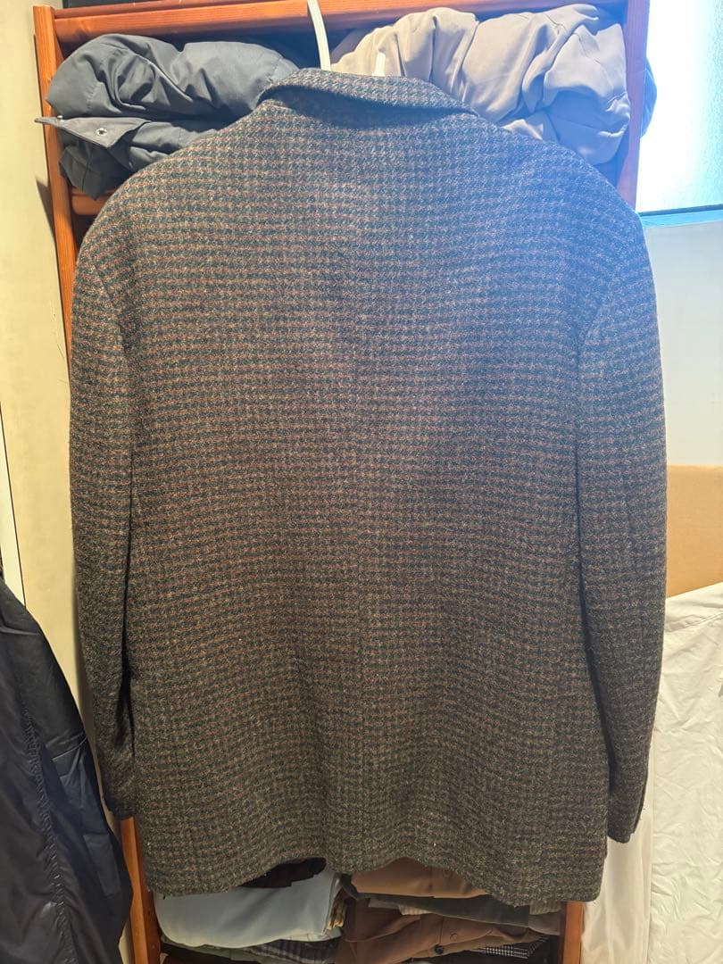 80s〜　l.l.bean シンサレート　中綿入り　ツイード ブレザー