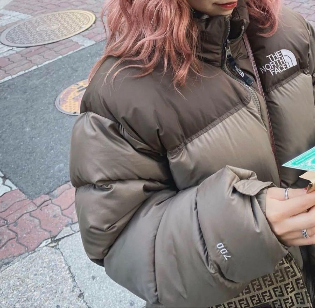 超希少 ノースフェイス 90's センターロゴ ヌプシ ブラウン XL - メルカリ