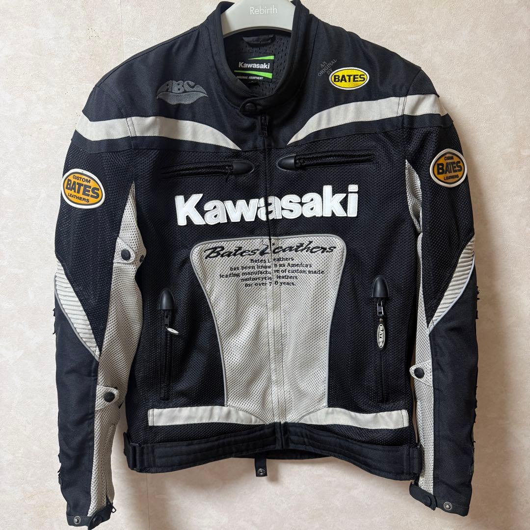 カワサキKawasaki Bates ジャケット バイク カワサキ（Kawasaki） カワサキ×BATES ナイロン3シーズンジャケット