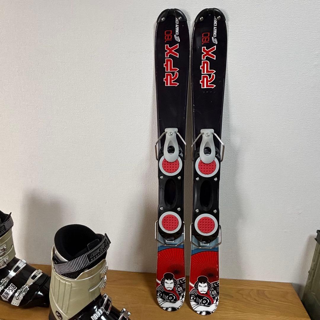 美品 メンズショートスキー ファンスキーセット Gen 27-27.5cm 相撲