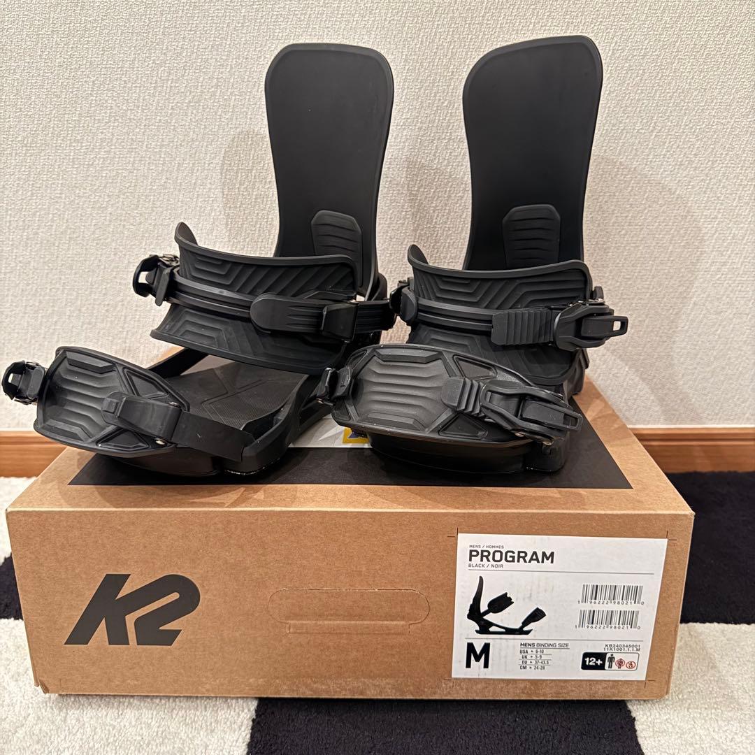 K2 PROGRAM ビンディング Mサイズ ブラック K2 ケーツー メンズ ビンディング PROGRAM プログラム バインディング