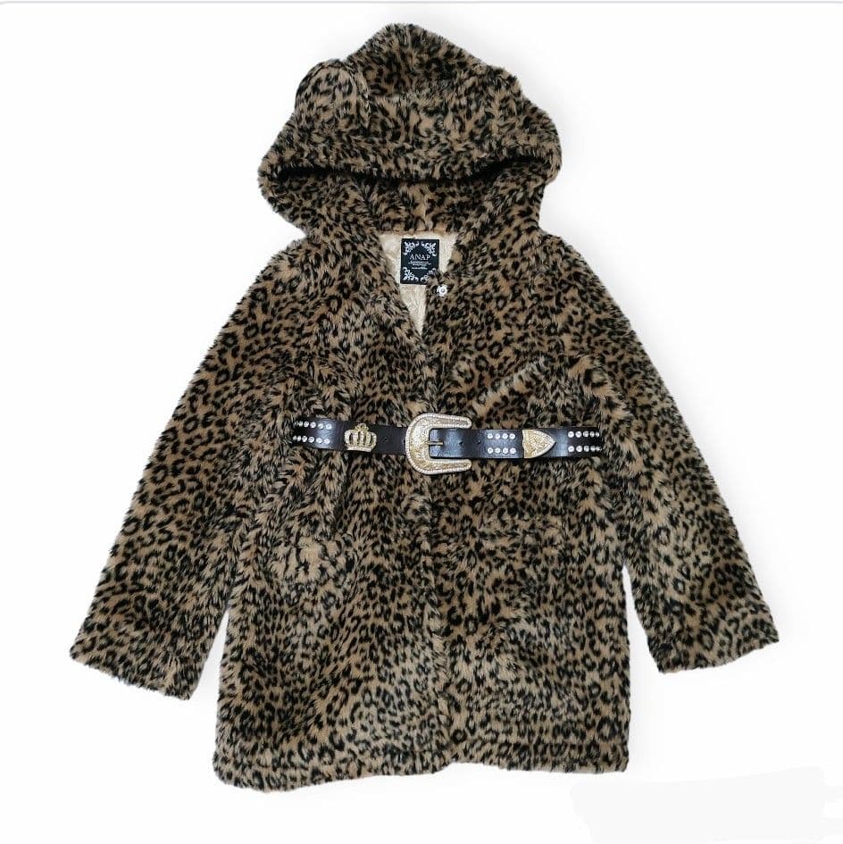 00s廃盤❤︎Y2k 平成ギャル 豹柄 ファーコート くま耳 itimi - メルカリ