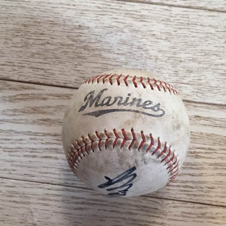 プロ野球選手サインボール牧田のサインボールです！