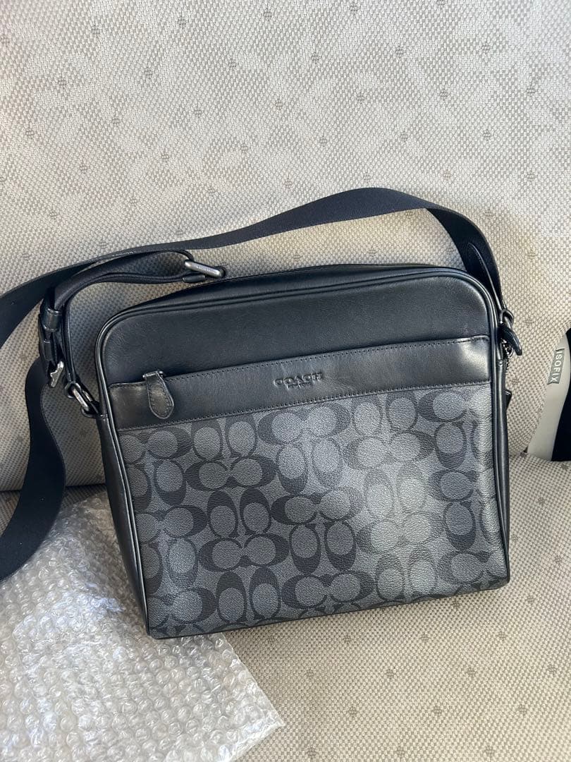 COACH ショルダーバッグ レザー カメラバッグ COACH（コーチ） ショルダーバッグ レディオ カメラ バッグ メンズ