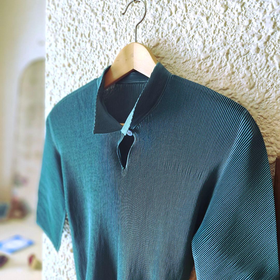 か*や様 レディース3 プリーツプリーズ イッセイミヤケ 半袖スキッパーシャツ 楽天市場】プリーツ（ブランドイッセイミヤケ）（トップス｜レディース