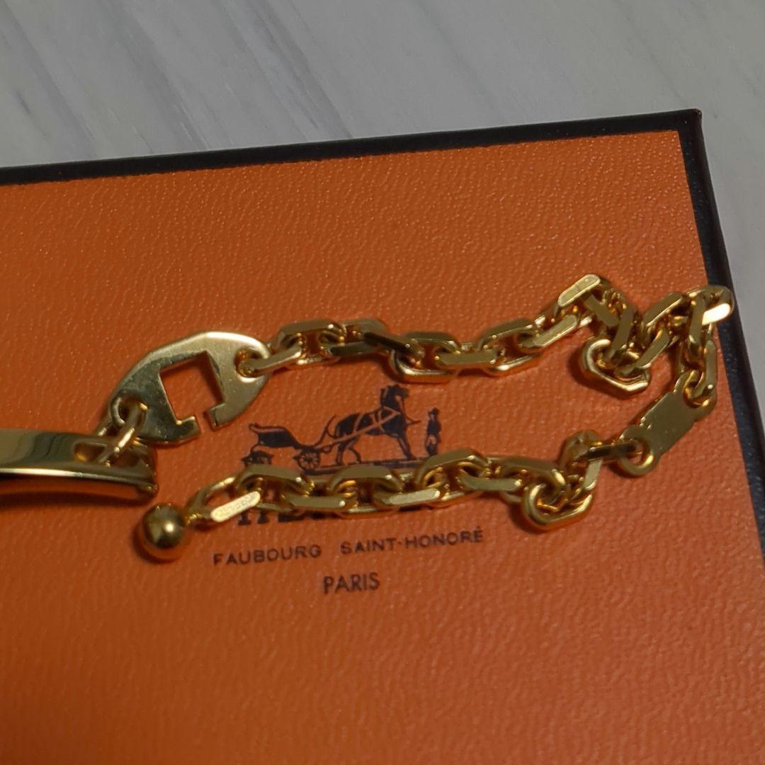 未使用品♡HERMES エルメス グローブホルダー ゴールド 箱付 | 激安