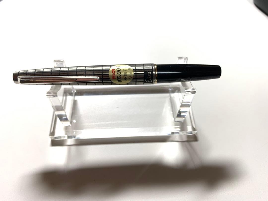 PILOT エリートS 万年筆 ステンレス格子柄 18K EF（極細） 詳細ページ | 万年筆 ボールペンなど高級筆記具の販売・買取