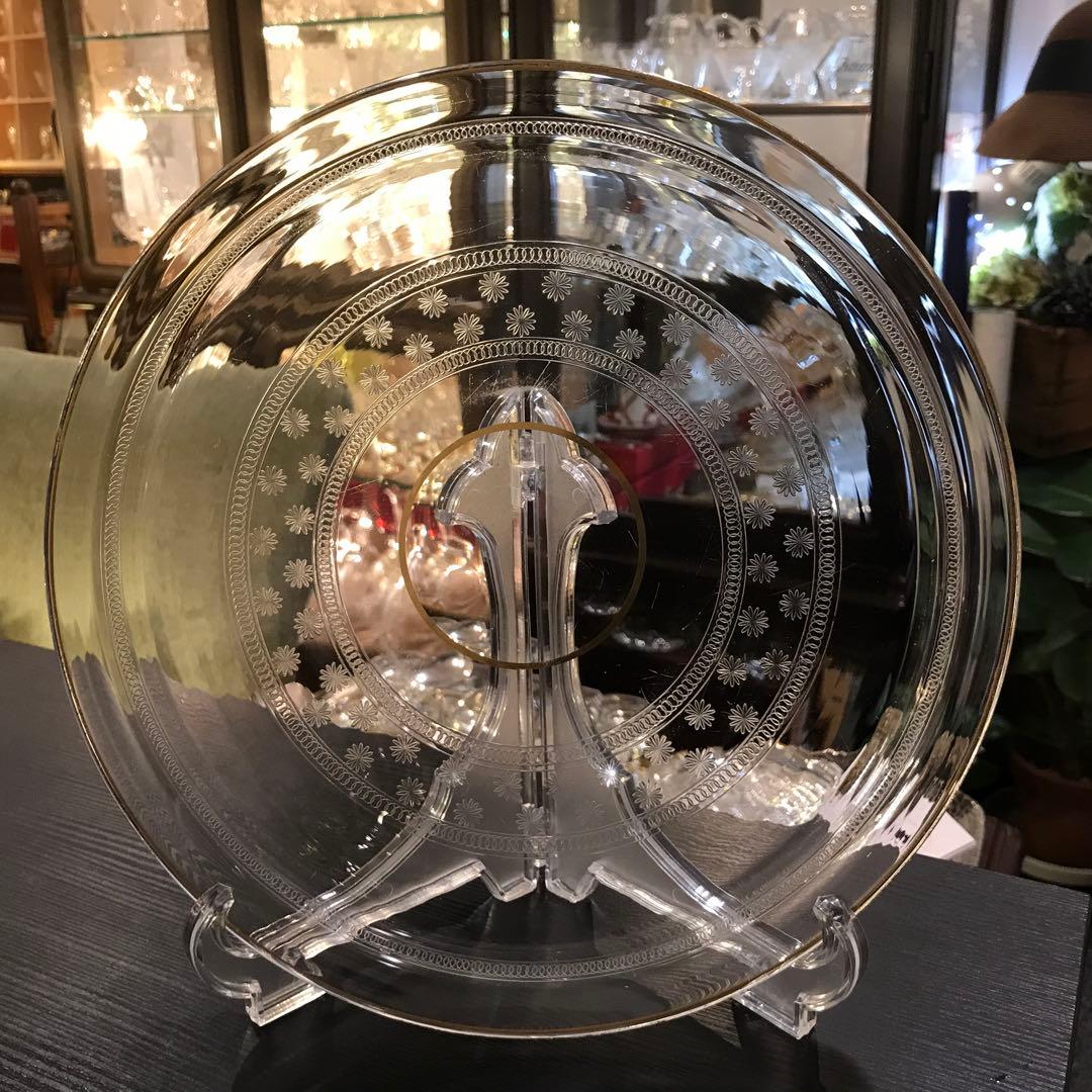 極稀少オールドバカラBACCARATエトワールEtoiles 大型トレイ☆金彩☆ 極稀少オールドバカラBACCARATエトワールEtoiles 大型トレイ☆金彩