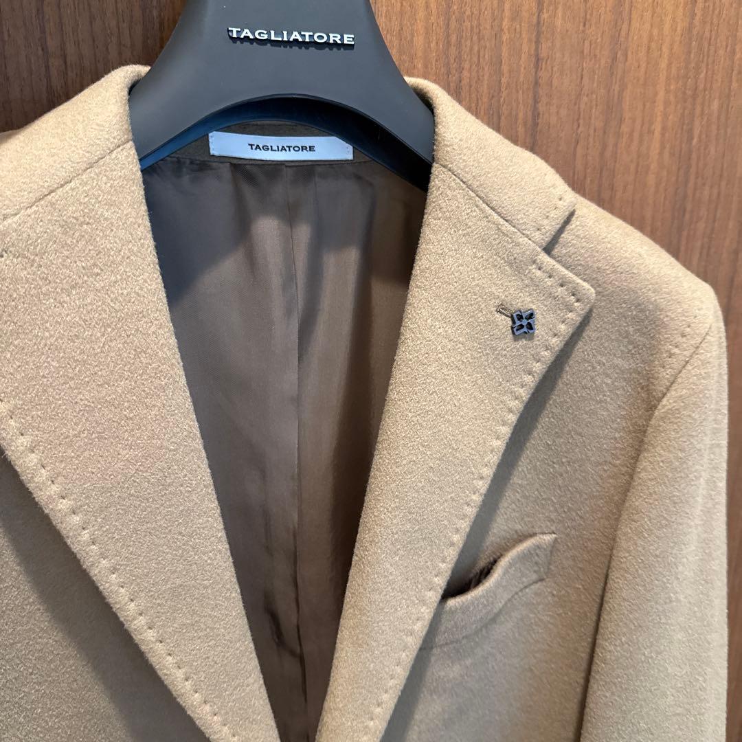 売り切り！新品未使用　TAGLIATORE カシミヤ100% コート　ベージュ TAGLIATORE（タリアトーレ） タリアトーレ / TAGLIATORE / チェスター