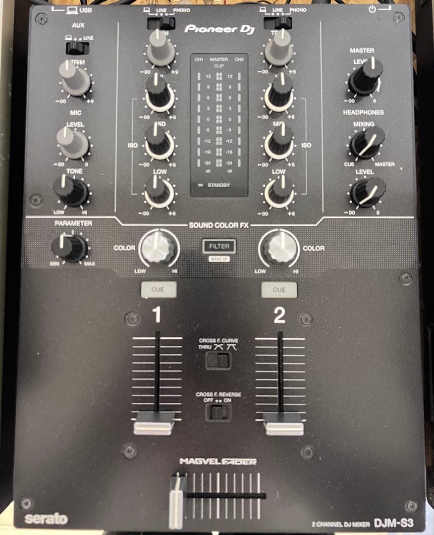 Pioneer DJ DJM-S3 DJミキサー SERATO 中古 ☆値下げしました！中古品】Pioneer DJ/DJミキサー/DJM-S3 -DJ機材