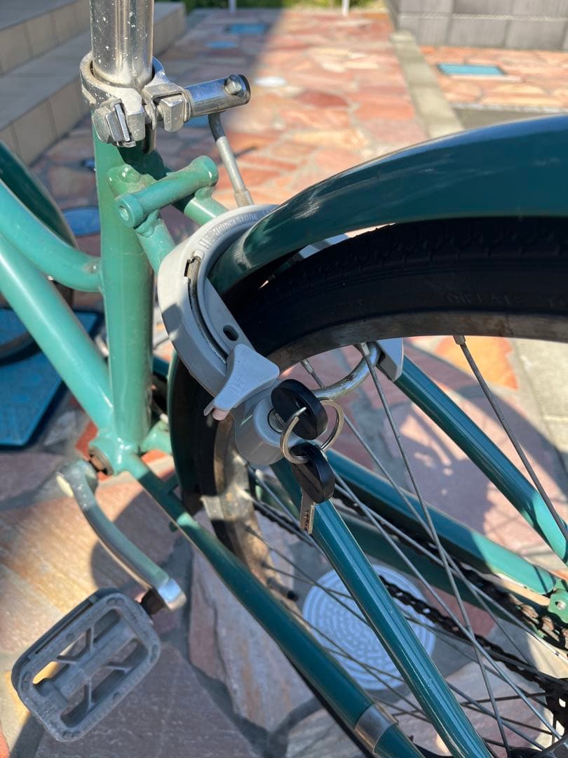 宮城県仙台市限定】ブリヂストン 自転車 サイズ26 EB63LT グリーン