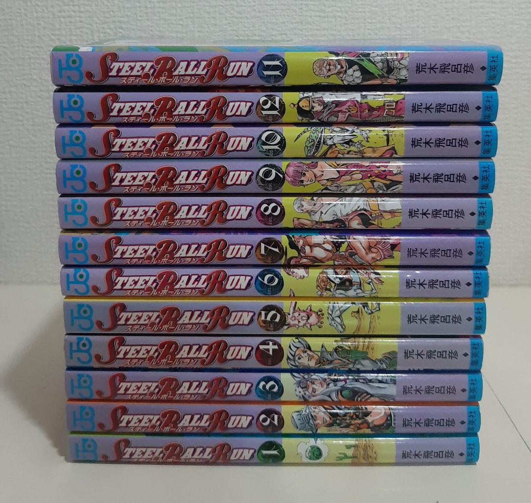 ほぼ全巻初版】ジョジョの奇妙な冒険 STEEL BALL RUN 全24巻