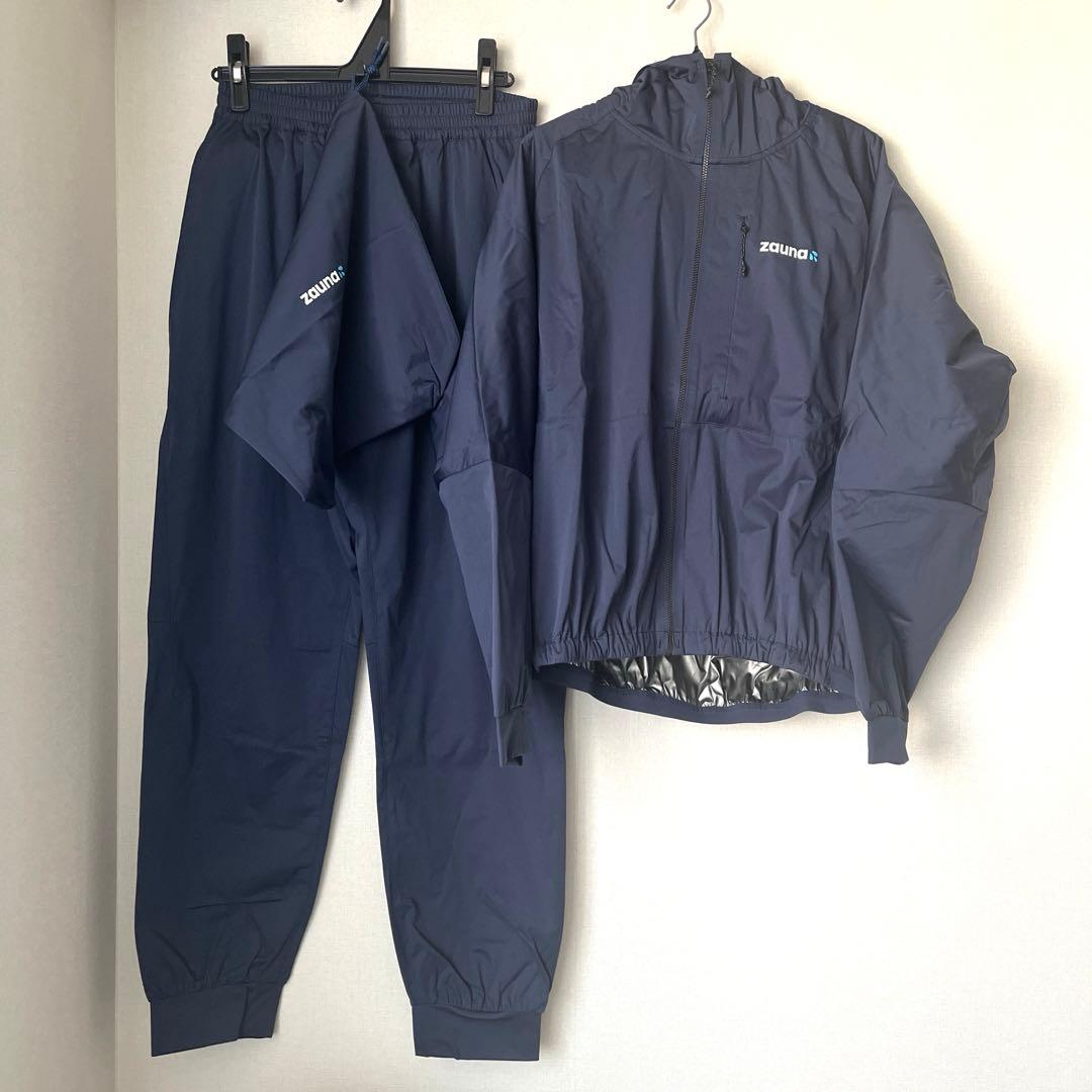 zauna サウナスーツ ネイビー　S zauna suit ザウナスーツ 着るサウナ zaunasuit サウナスーツ