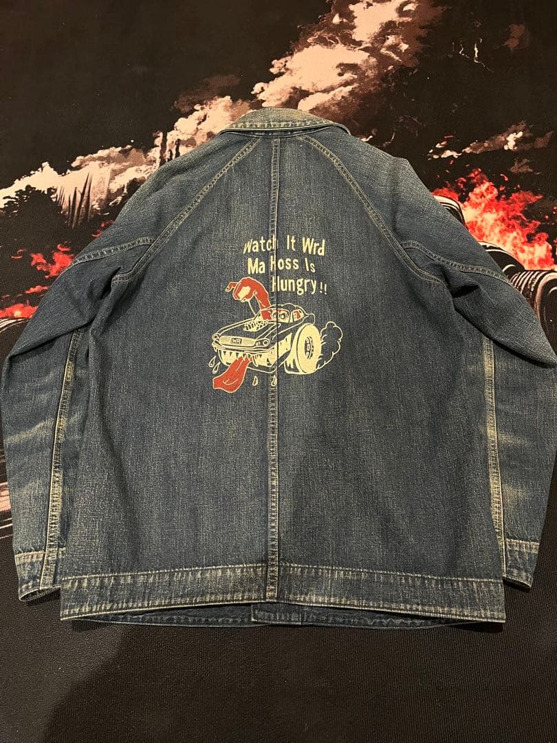 weirdo デニムカバーオール ヴィンテージフィニッシュ S (M