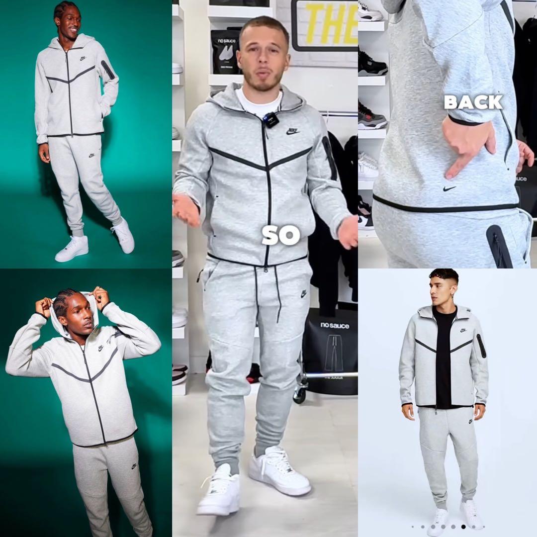 ナイキ メンズ 2025テックフリース グレー セットアップ 18