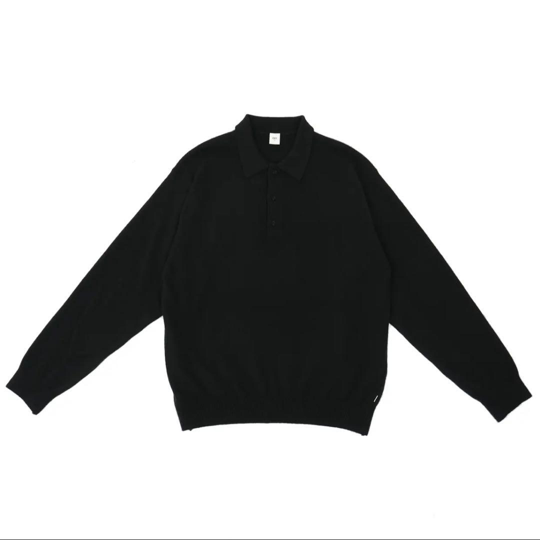 OVY Wool Cashmere Warm Knit PoloサイズL ポロ Wool Cashmere Warm Knit Polo | OVY