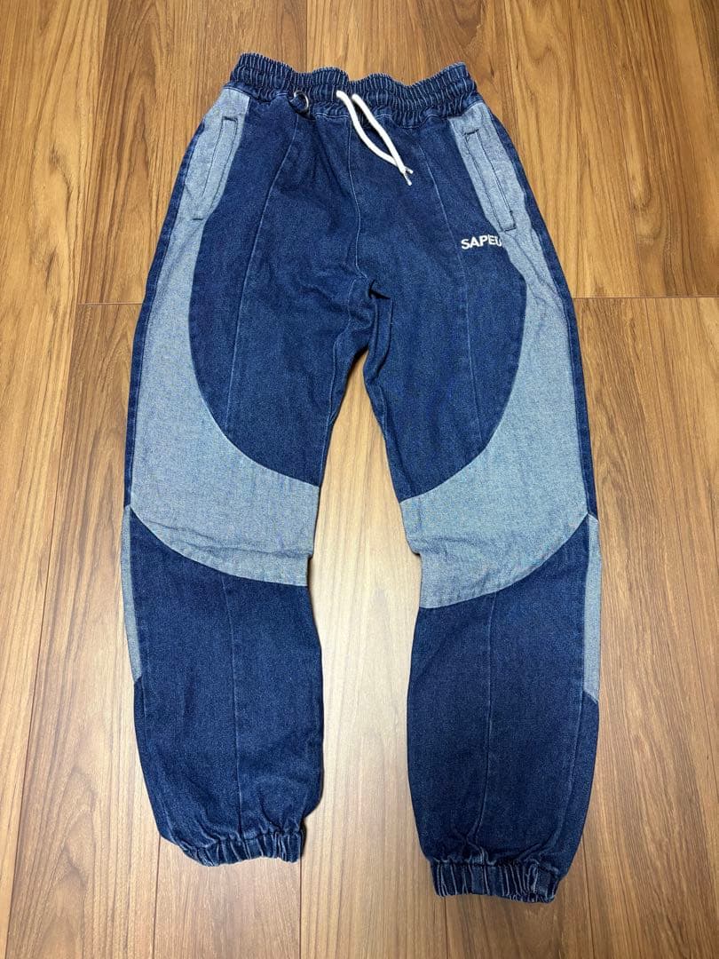 Sapeur Denim Track Pants \"Indigo\" XL 美品