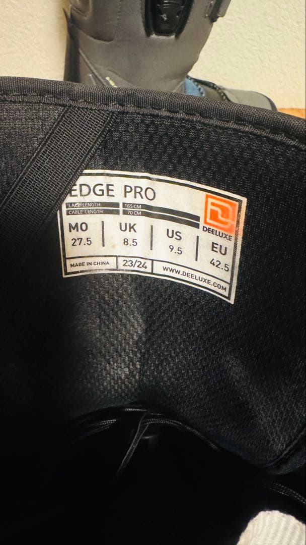 スノーボード DEELUXE EDGE PRO 27.5cm 23-24