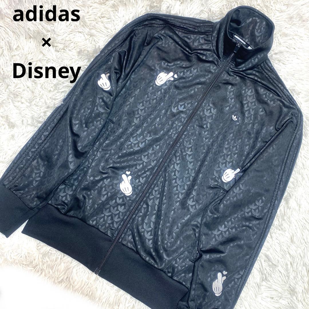 adidas ミッキーマウス×ORIGINALS モノグラム刺繍 トラックトップ ミッキーマウス×ORIGINALS モノグラム刺繍 ファイヤーバード トラック