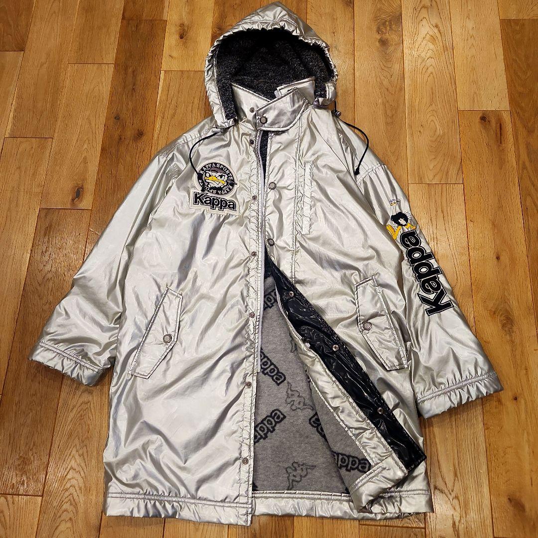 希少✨Kappa フェニックス ベンチコート シルバー 銀色 ヴィンテージ
