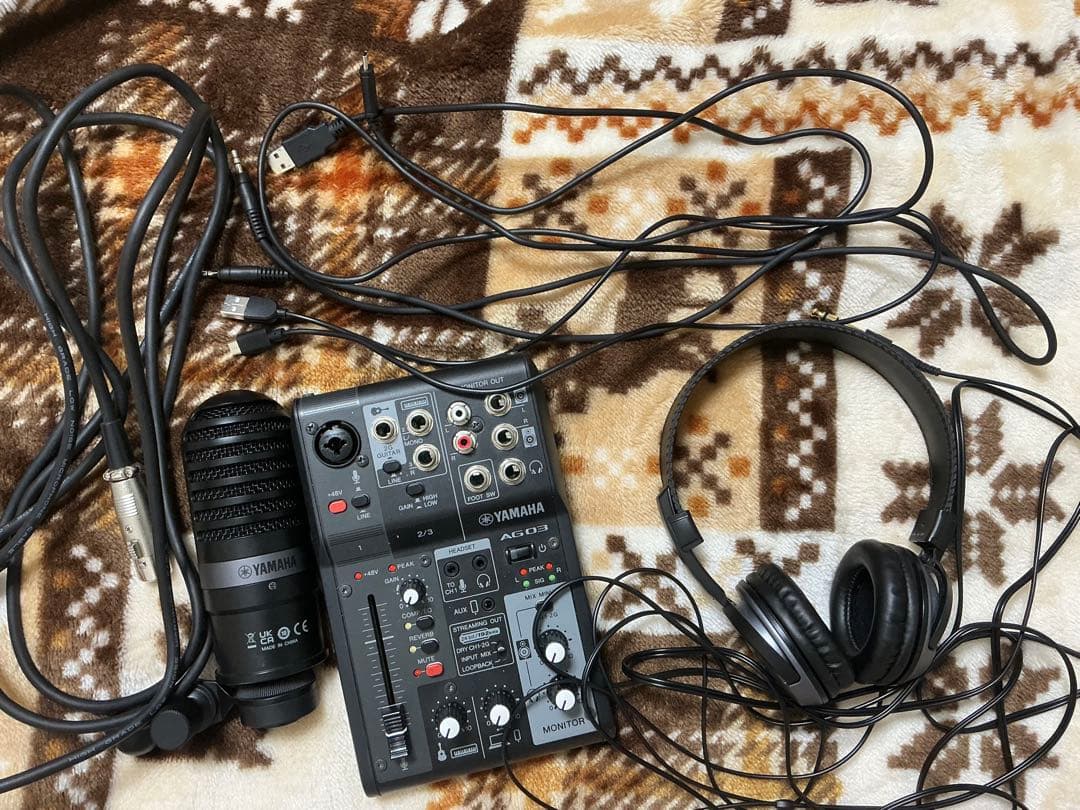 YAMAHA AG03 MK2 ライブストリーミングパック Amazon | ヤマハ AG03 Mk2 ライブストリーミングパック ホワイト | DJ