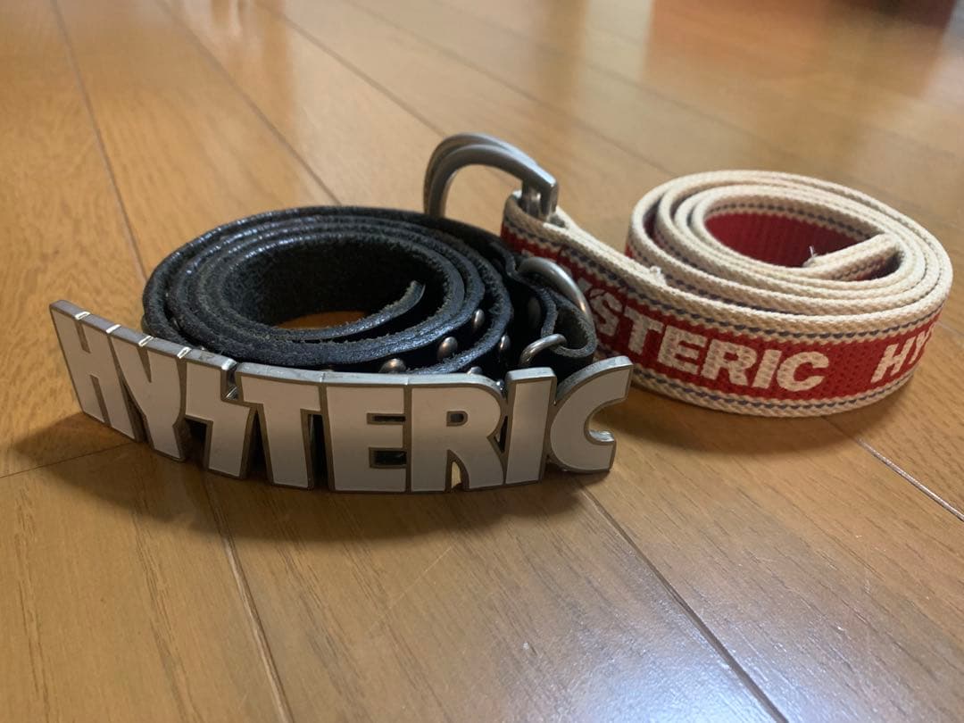 HYSTERIC GLAMOUR ヒステリックグラマー ベルト 2本セット HYSTERIC GLAMOUR（ヒステリックグラマー） ベルト STUDS BADGES FEVER