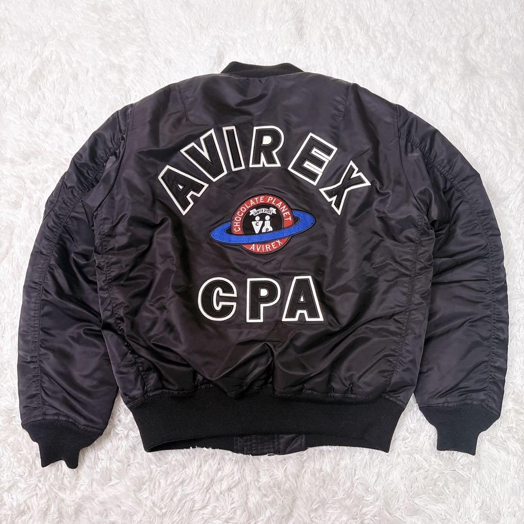 AVIREX アヴィレックス チョコレートプラネット MA1 コラボ ボンバー