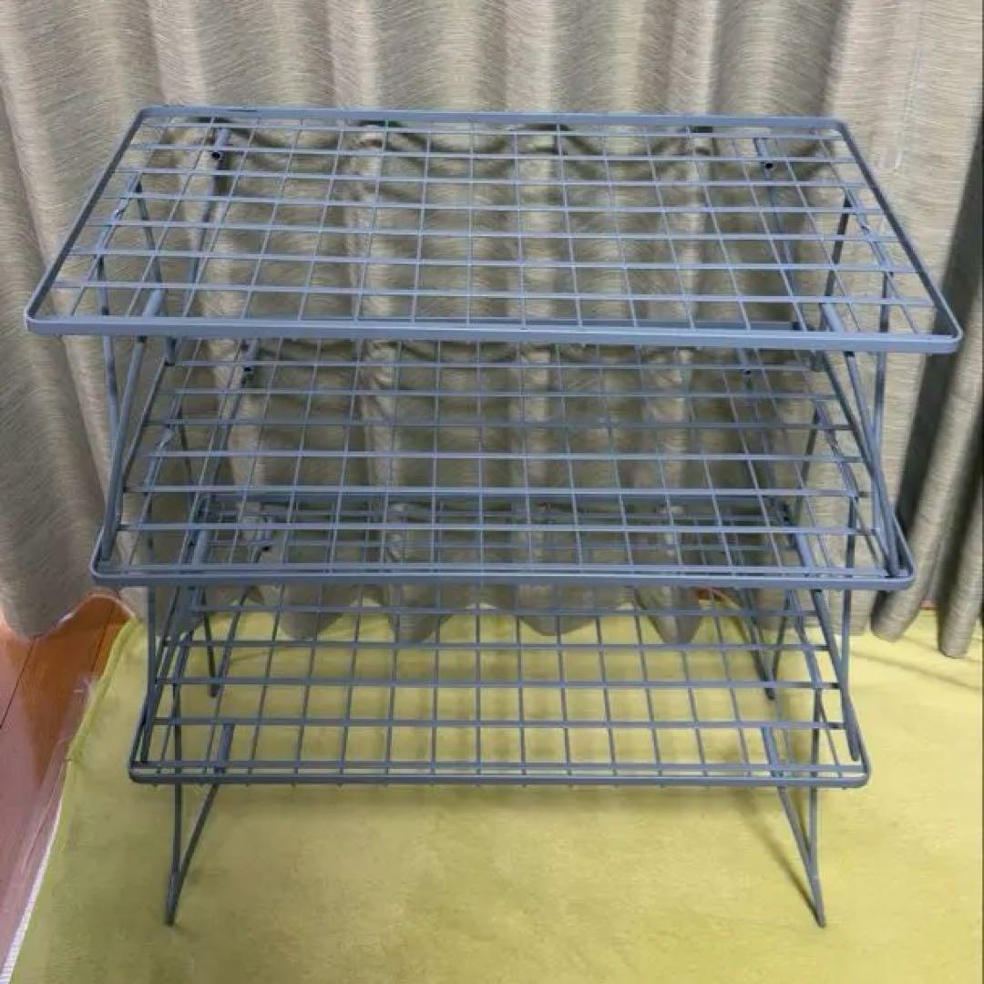 【廃盤品】ユニフレーム　フィールドラック　ブルーグレー ユニフレームの「フィールドラック」にナチュラム別注タックODカラーが