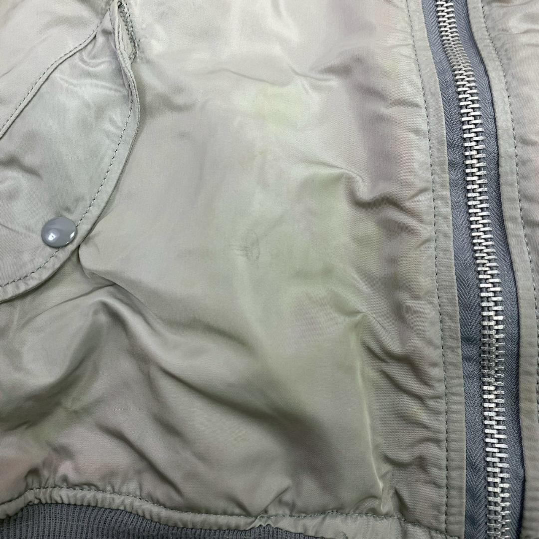 希少カラー☆ 90s USA製 ALPHA MA-1 シルバー XL D924