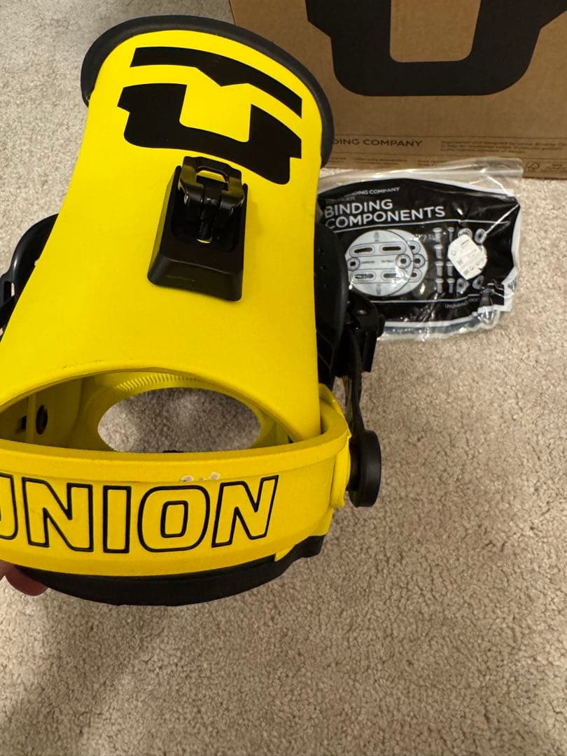 美品✨UNION ユニオン FORCE フォース イエロー 22/23モデル M