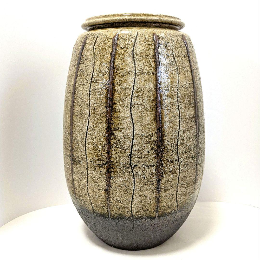 花瓶　信楽窯　神崎紫峯造 「とくさ」　信楽焼 花瓶 信楽焼 紫峯作 木箱入 信楽窯 花器 陶器 紫峰 : 2nd HANDS - 通販