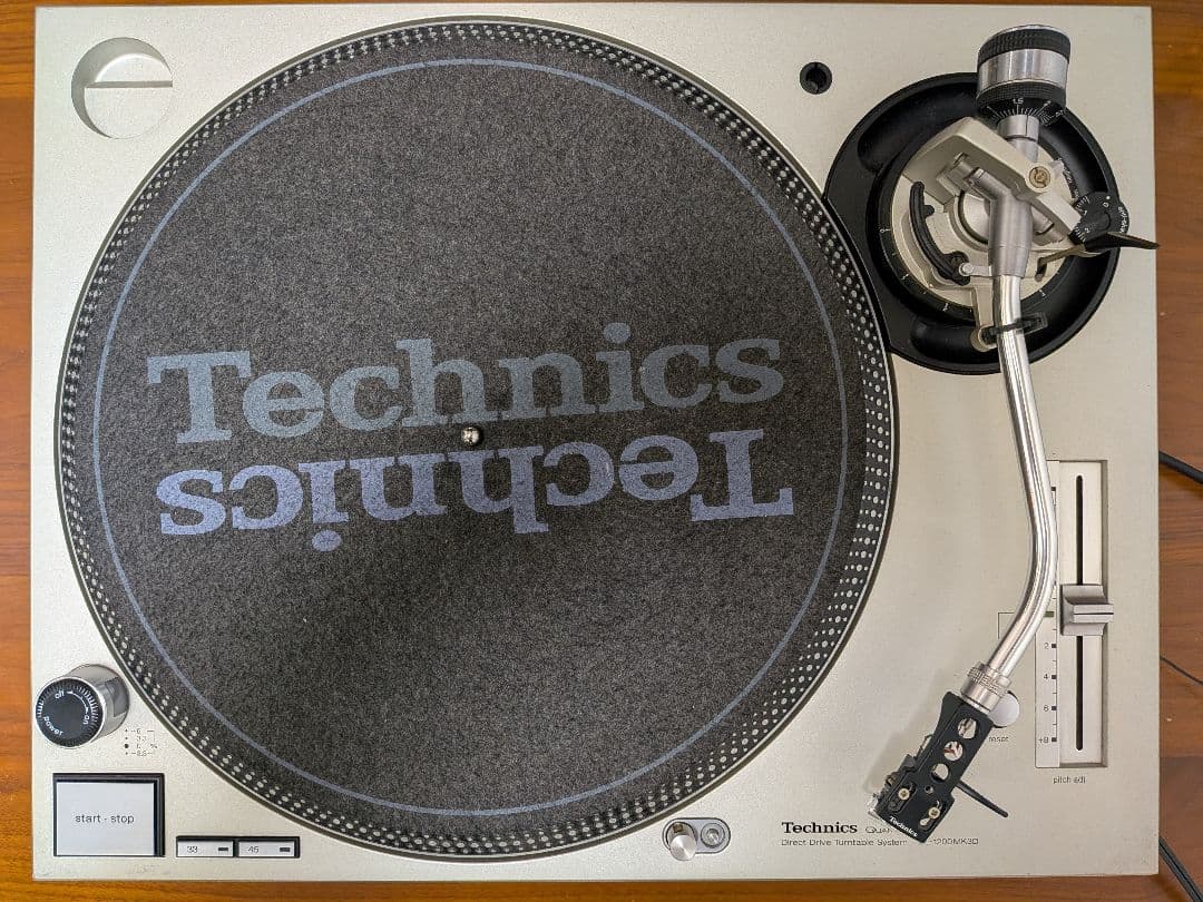 Technics SL-1200MK3D SHURE M44Gカートリッジ付き カートリッジ付】Technics SL-1200MK3D ブラック 動作確認 Ortofon