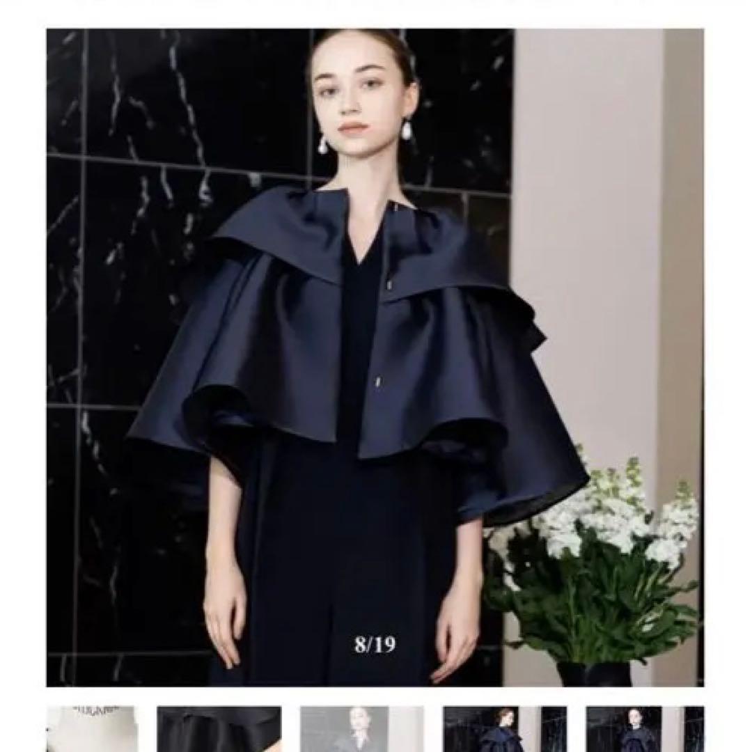 heve ラッフルジャケット ネイビー heve ラッフルジャケット ネイビー 【公式通販】