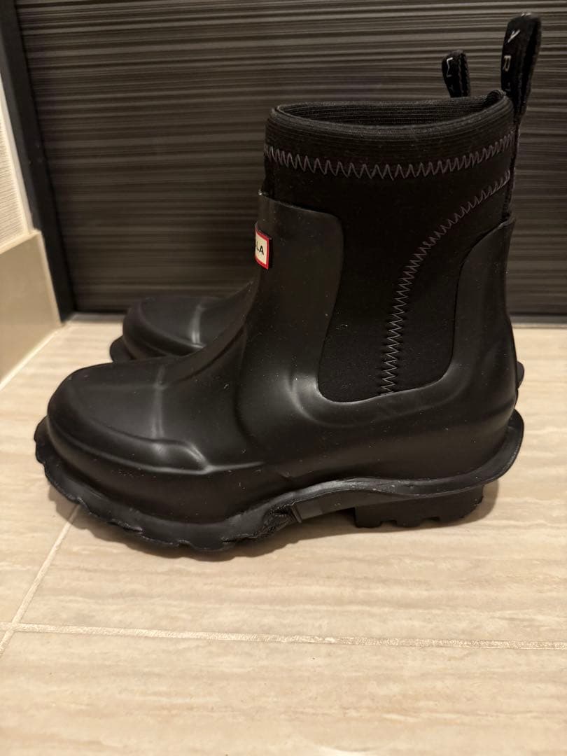 ステラマッカートニー ハンター コラボレインブーツ 黒 サイズ22 stella
