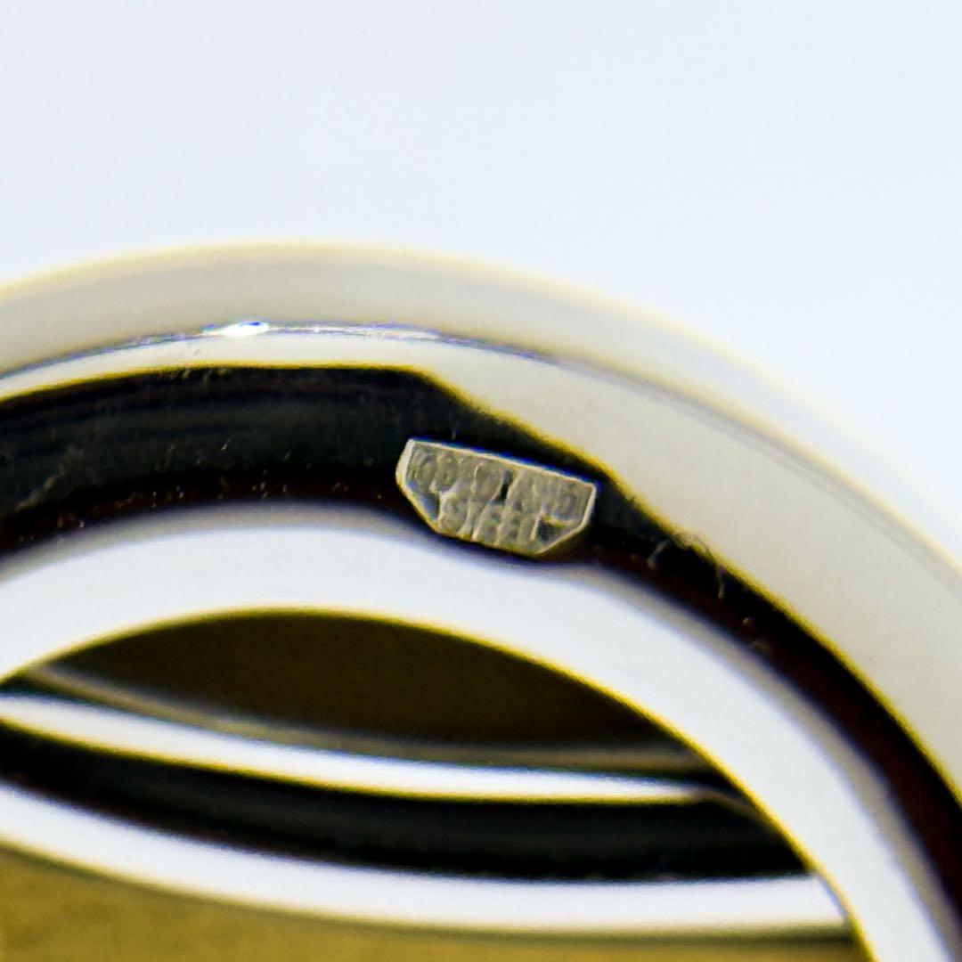 ⚪︎BVLGARI ブルガリ オニキス キーリング SS/YG750 13.5g