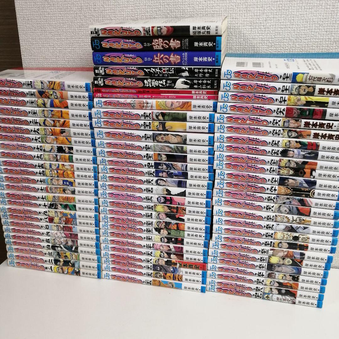 ナルト NARUTO 全72巻 全巻 全巻セット 漫画 外伝 80冊 - メルカリ