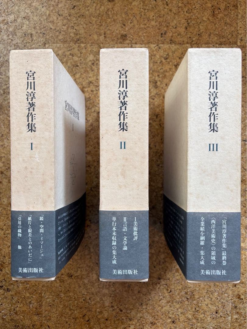 宮川淳著作集全3巻 各巻初版箱入帯付 月報あり