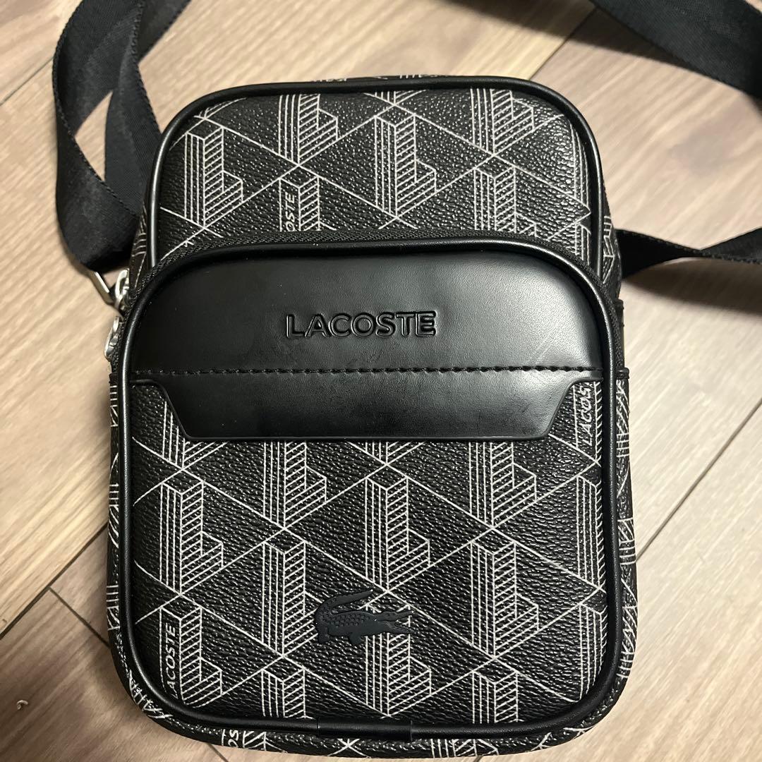 LACOSTE 幾何学模様 ショルダーバッグ