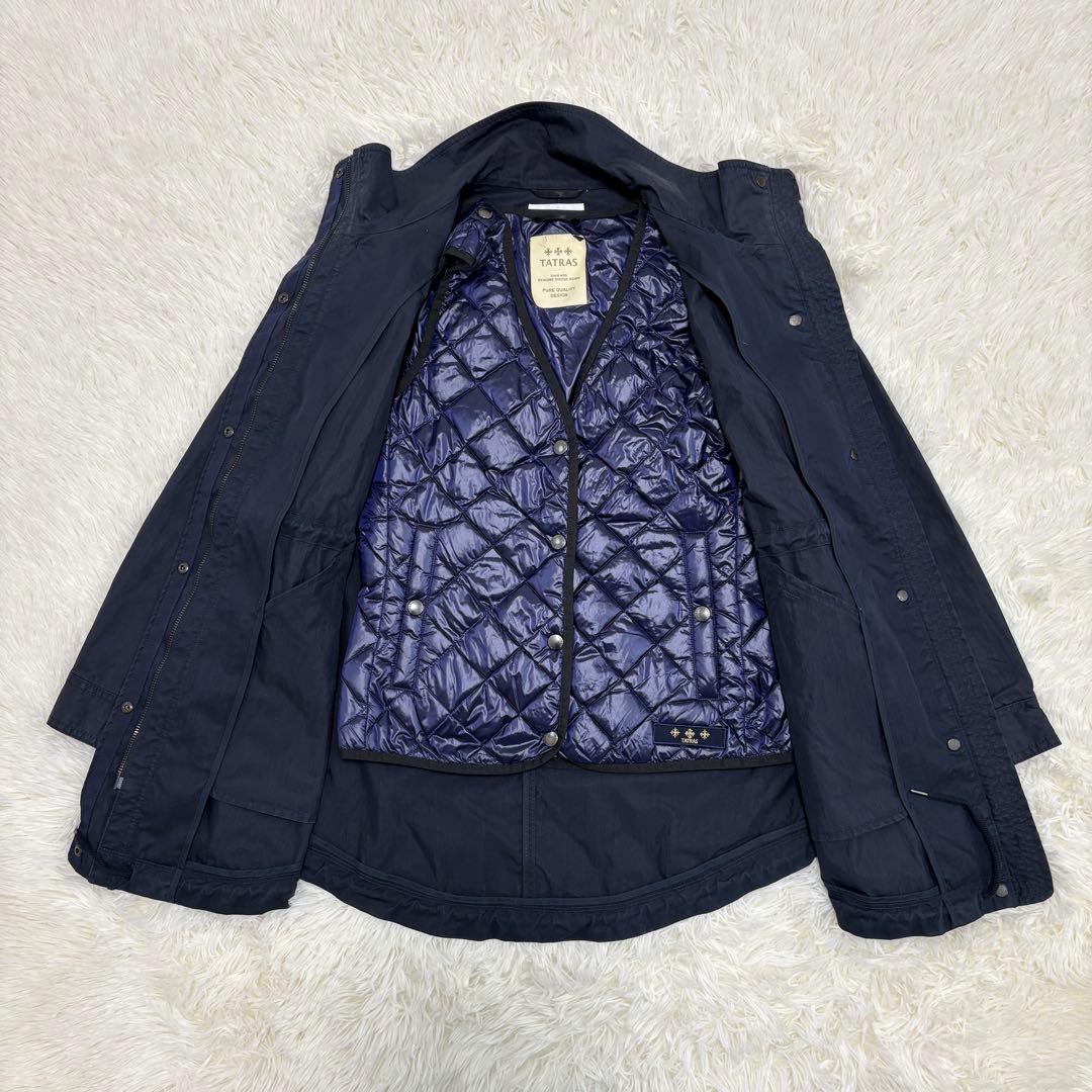 タトラス BERINA モッズコート ダウンベスト付き ジャケット Mサイズ