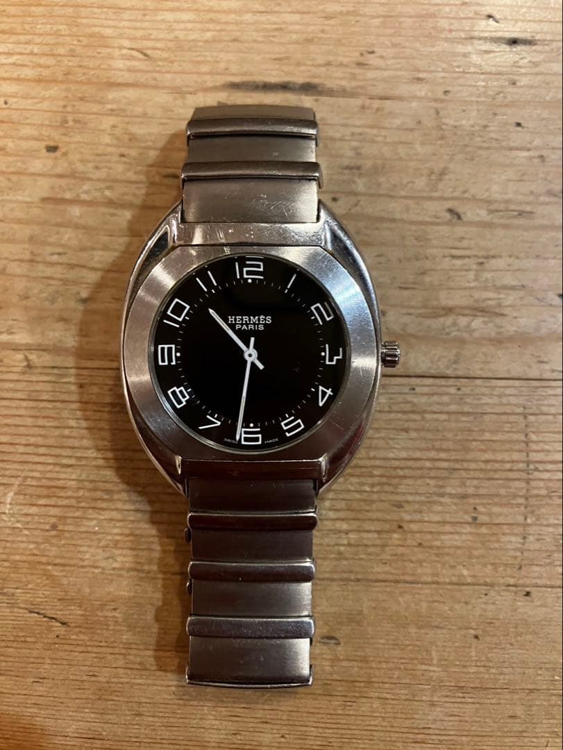 レモンティー HERMES ノマド 腕時計 エルメス ノマド NO1.910 オートクォーツの買取・質預かり｜大阪の質屋