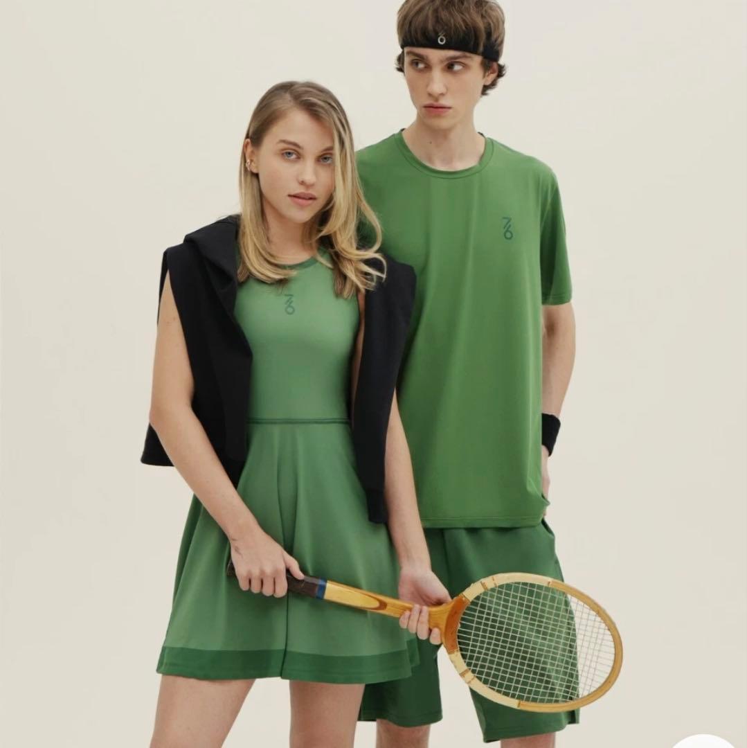 日本初上陸 セブンシックス テニスウェア ワンピース グリーン