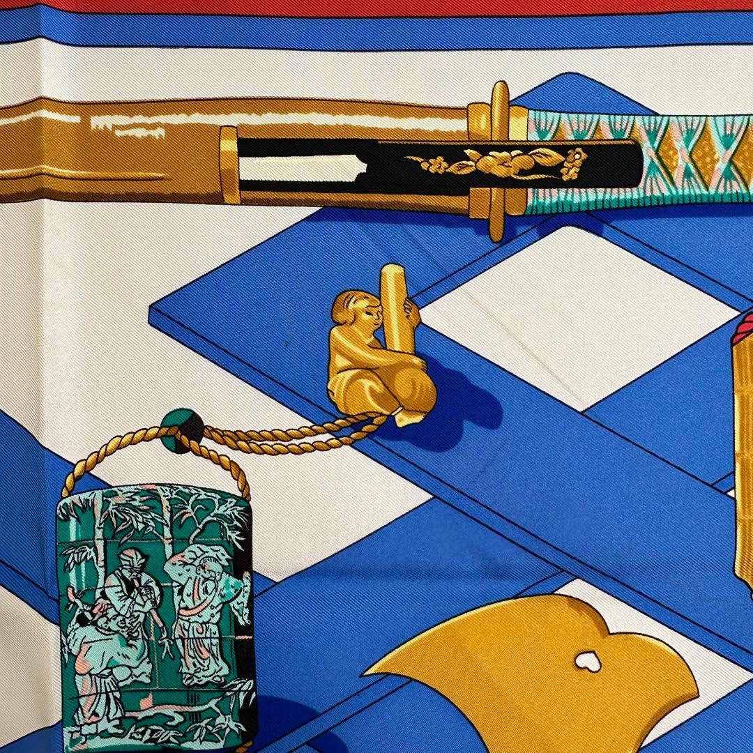 HERMES エルメス スカーフ カレ90 鎧兜 日本への憧れ - メルカリ