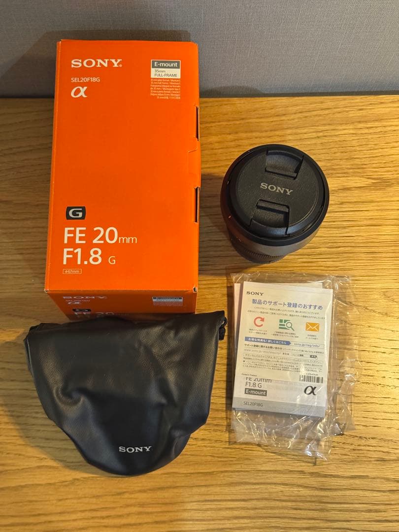 極美品　SONY FE 20mm F1.8 G SEL20F18G Eマウント Sony FE 20mm F1.8 G Full-frame Ultra-wide Prime G Lens | SEL20F18G
