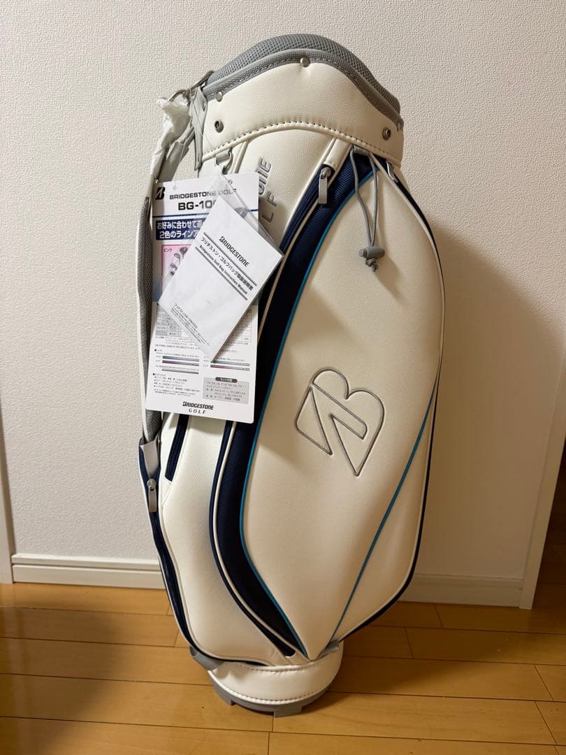 【新品】レディース　ブリヂストン BG-100Ｌキャディバッグ ネイビー BG-100L キャディバッグ付 8本セット [カラー：ネイビー](NA（ネイビー