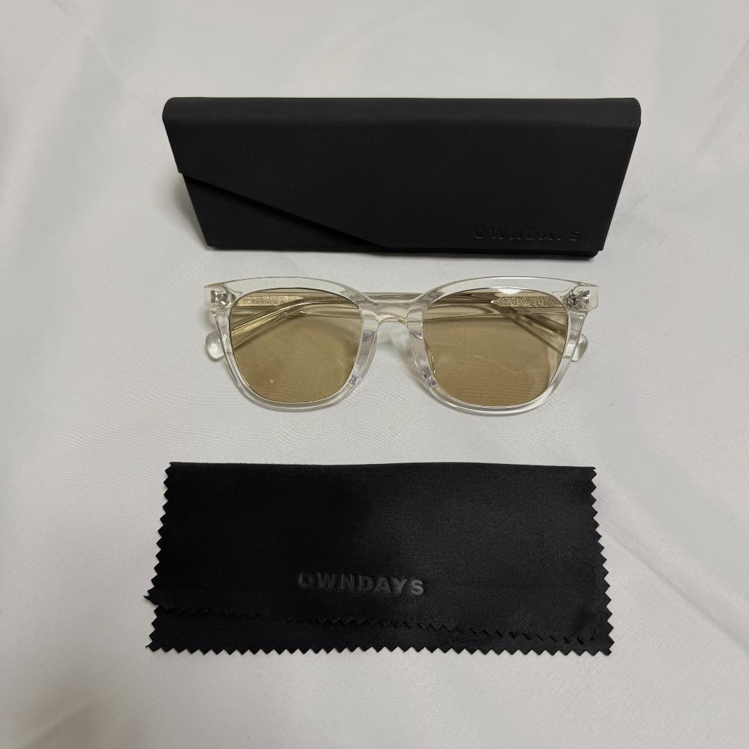 ジ*ー様 キムタク着用 私物 OWNDAYS サングラス ウェリントン 調光サン