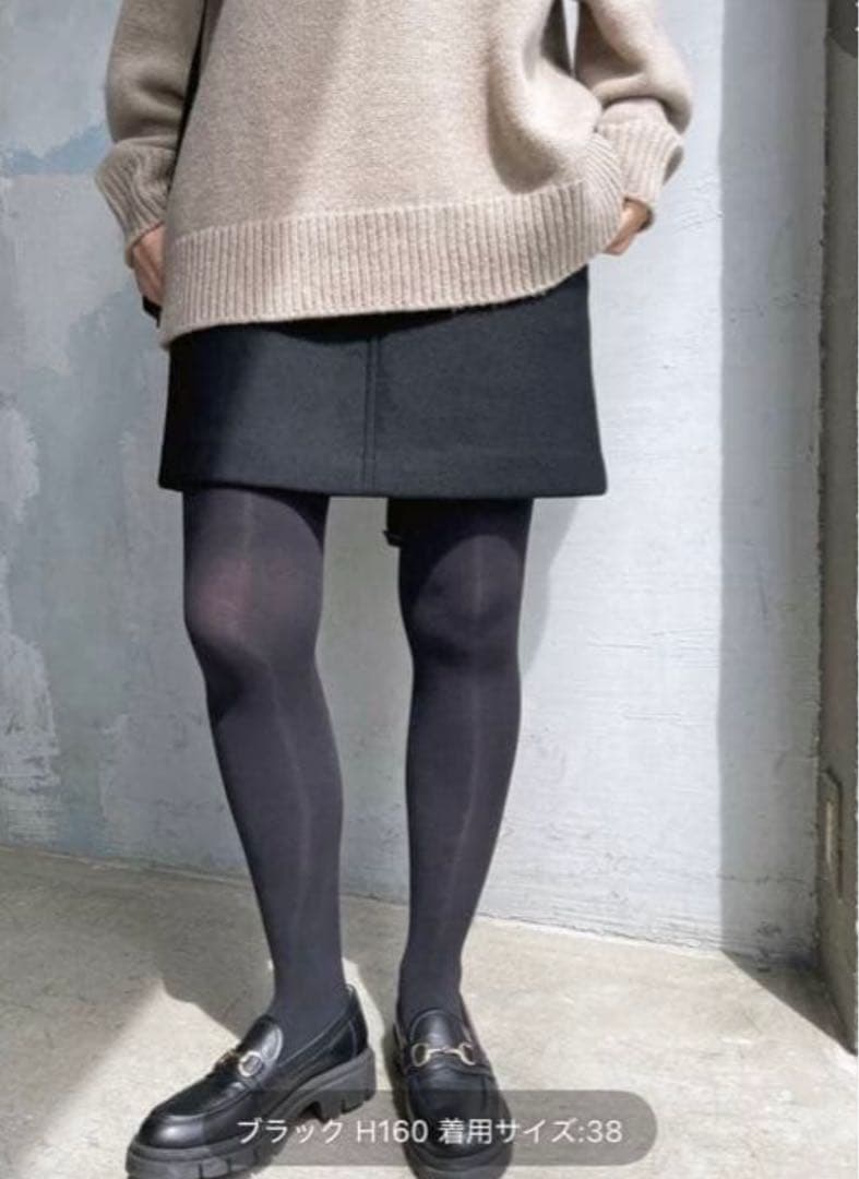 Spick and Span メルトンAラインスカート　38 Spick & Span｜《追加》メルトンAラインミニスカート | Rakuten