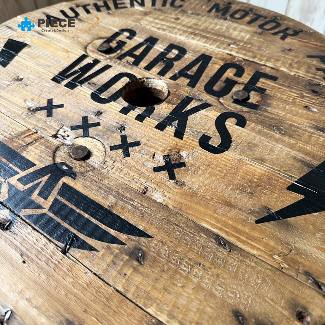 ケーブルドラム 電線ドラム テーブル アメリカン インテリア ガレージ